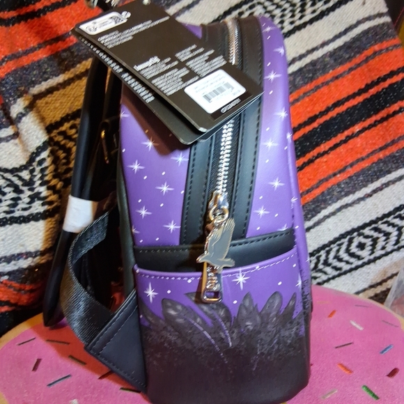 Loungefly Edgar Allen Poe Nevermore Mini Backpack NWT Books-a-Million Exclusive - Picture 7 of 9